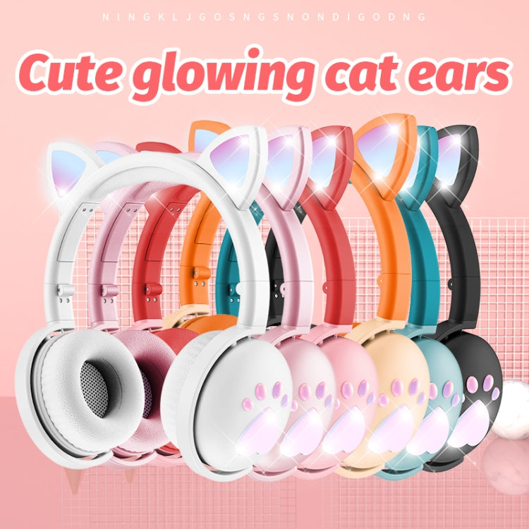 BK9 HiFi 7.1 Surround Sound Cat Claw Luminous Cat Ear Bluetooth Gaming Headset with Mic(Black) - Multimedia Headset by PMC Jewellery | Online Shopping South Africa | PMC Jewellery | Buy Now Pay Later Mobicred