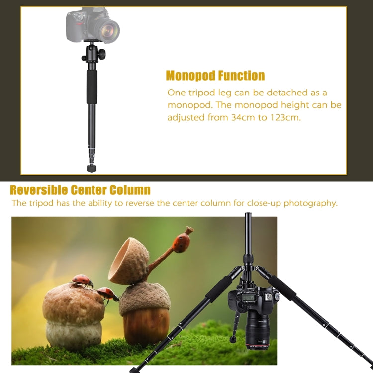 YUNTENG VCT-190 Aluminum Tripod Mount Monopod with Ball Head - free shipping - PMC TechLife - Order now!