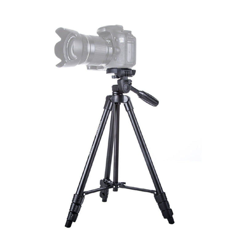YUNTENG VCT-521 Aluminum Alloy Tripod Mount with Three-Dimensional Tripod Head - Tripods by YUNTENG | Online Shopping South Africa | PMC TechLife | Buy Now Pay Later Mobicred