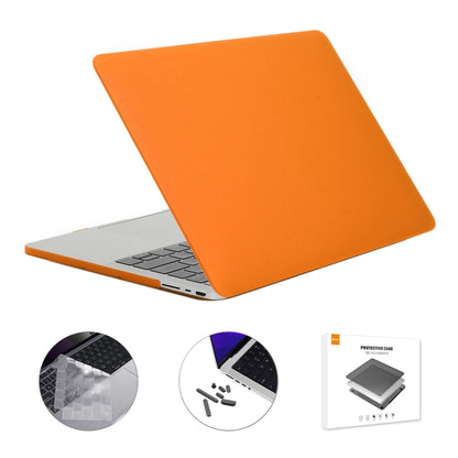 ENKAY Hat-Prince 3 in 1 Matte Laptop Protective Case + TPU Keyboard Film + Anti-dust Plugs Set for MacBook Pro 16.2 inch A2485 2021/A2880 2023, Version:US Version(Orange) - MacBook Pro Cases by ENKAY | Online Shopping South Africa | PMC Jewellery | Buy Now Pay Later Mobicred