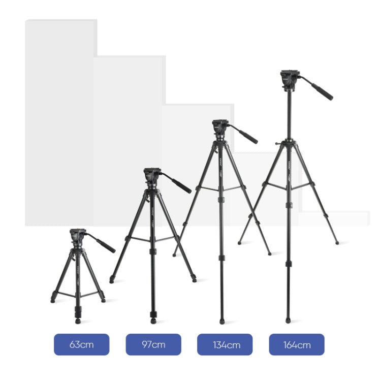 YUNTENG VCT-998 Aluminum Tripod Mount with Fluid Drag Head - free shipping - PMC TechLife - Order now!
