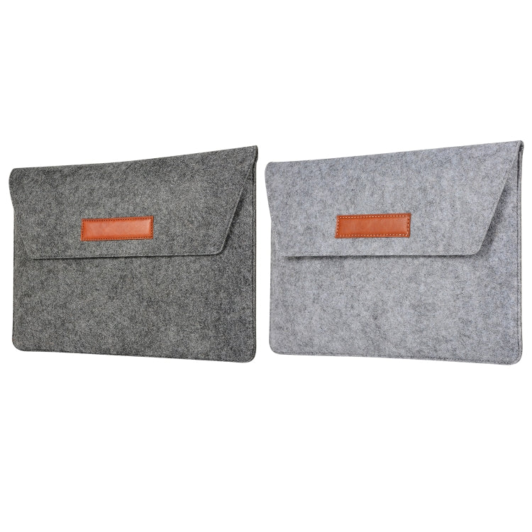 Felt Liner Bag Computer Bag Notebook Protective Cover For 12 inch(Grey) - free shipping - PMC TechLife - Order now!