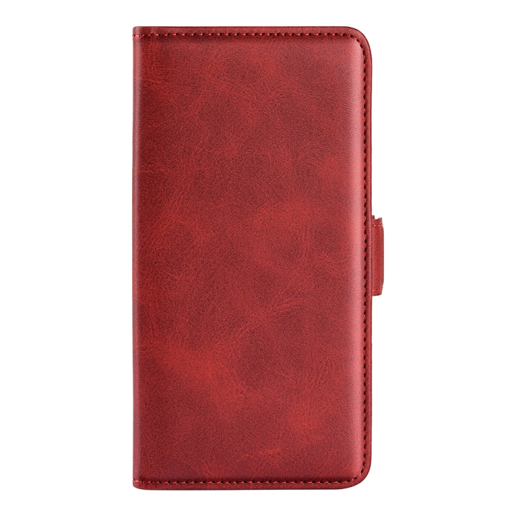 For Google Pixel 6a Dual-side Magnetic Buckle Leather Phone Case(Red) - Google Cases by PMC Jewellery | Online Shopping South Africa | PMC Jewellery | Buy Now Pay Later Mobicred