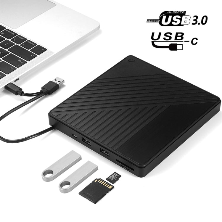 USB 3.0 & Type-C DVD Drive Player External Optical Drive - Rewritable Drive by PMC Jewellery | Online Shopping South Africa | PMC Jewellery | Buy Now Pay Later Mobicred