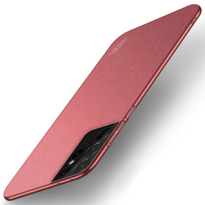 For Samsung Galaxy S21 Ultra 5G MOFI Fandun Series Frosted Ultra-thin PC Hard Phone Case(Red) - Galaxy S21 Ultra 5G Cases by MOFI | Online Shopping South Africa | PMC Jewellery