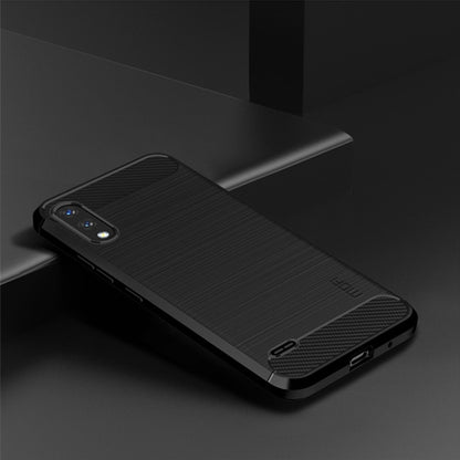 For LG K22 / K22 Plus MOFI Gentleness Brushed Carbon Fiber Soft TPU Case(Black) - LG by MOFI | Online Shopping South Africa | PMC Jewellery | Buy Now Pay Later Mobicred