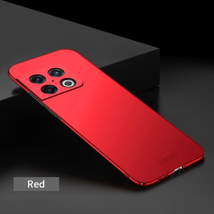 For OnePlus 10 Pro MOFI Frosted PC Ultra-thin Hard Phone Case(Red) - OnePlus Cases by MOFI | Online Shopping South Africa | PMC Jewellery