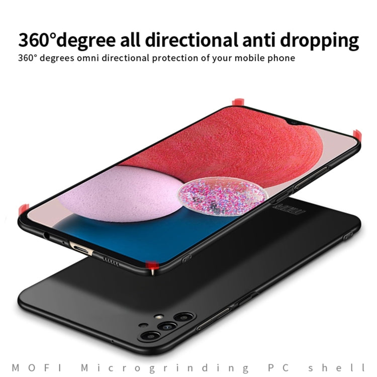 For Samsung Galaxy A13 4G MOFI Frosted PC Ultra-thin Hard Case(Gold) - Galaxy Phone Cases by MOFI | Online Shopping South Africa | PMC TechLife | Buy Now Pay Later Mobicred