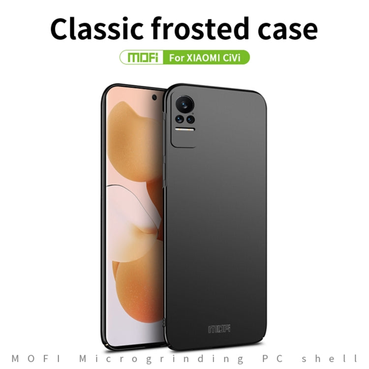 For Xiaomi Civi MOFI Frosted PC Ultra-thin Hard Case(Blue) - Xiaomi Cases by MOFI | Online Shopping South Africa | PMC Jewellery