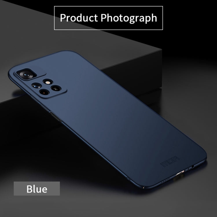 For Redmi Note 11 5G / Note11S 5G / Poco M4 Pro 5G MOFI Frosted PC Ultra-thin Hard  Phone Case(Blue) - Xiaomi Cases by MOFI | Online Shopping South Africa | PMC Jewellery