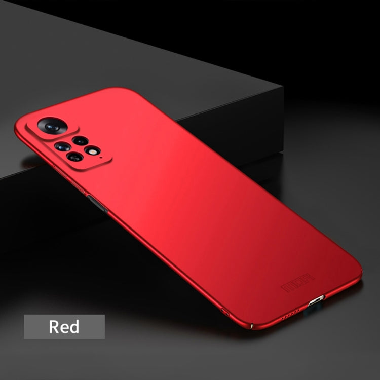For Xiaomi Redmi Note 11 Global MOFI Frosted PC Ultra-thin Hard  Phone Case(Red) - free shipping - PMC TechLife - Order now!
