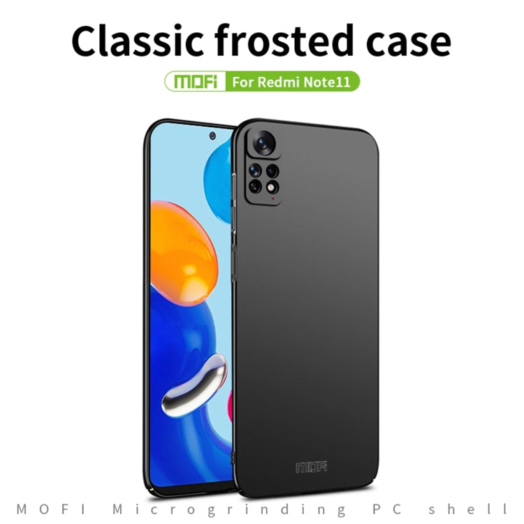 For Xiaomi Redmi Note 11 Global MOFI Frosted PC Ultra-thin Hard  Phone Case(Red) - free shipping - PMC TechLife - Order now!