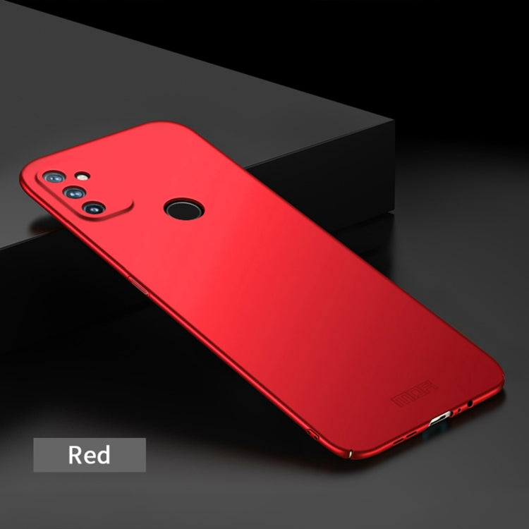 For OnePlus Nord N100 5G MOFI Frosted PC Ultra-thin Hard Case(Red) - OnePlus Cases by MOFI | Online Shopping South Africa | PMC Jewellery