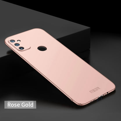 For OnePlus Nord N100 5G MOFI Frosted PC Ultra-thin Hard Case(Rose Gold) - OnePlus Cases by MOFI | Online Shopping South Africa | PMC Jewellery