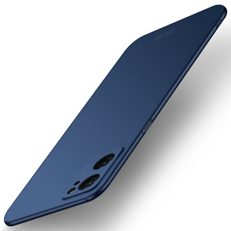 For OPPO Reno7 4G / F21 Pro 4G MOFI Frosted PC Ultra-thin Hard Case(Blue) - OPPO Cases by MOFI | Online Shopping South Africa | PMC Jewellery