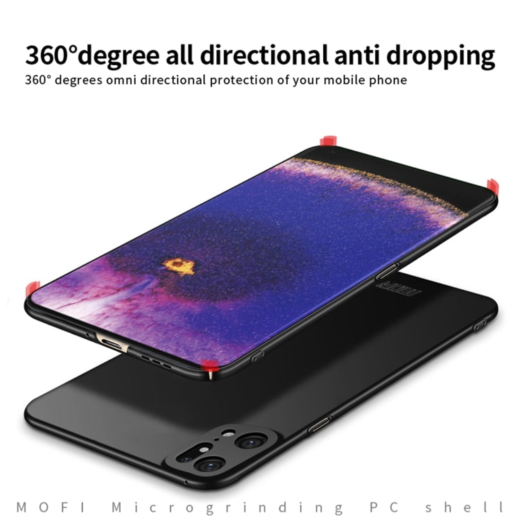 For OPPO Find X5 Pro MOFI Frosted PC Ultra-thin Hard Case(Gold) -  by MOFI | Online Shopping South Africa | PMC TechLife | Buy Now Pay Later Mobicred