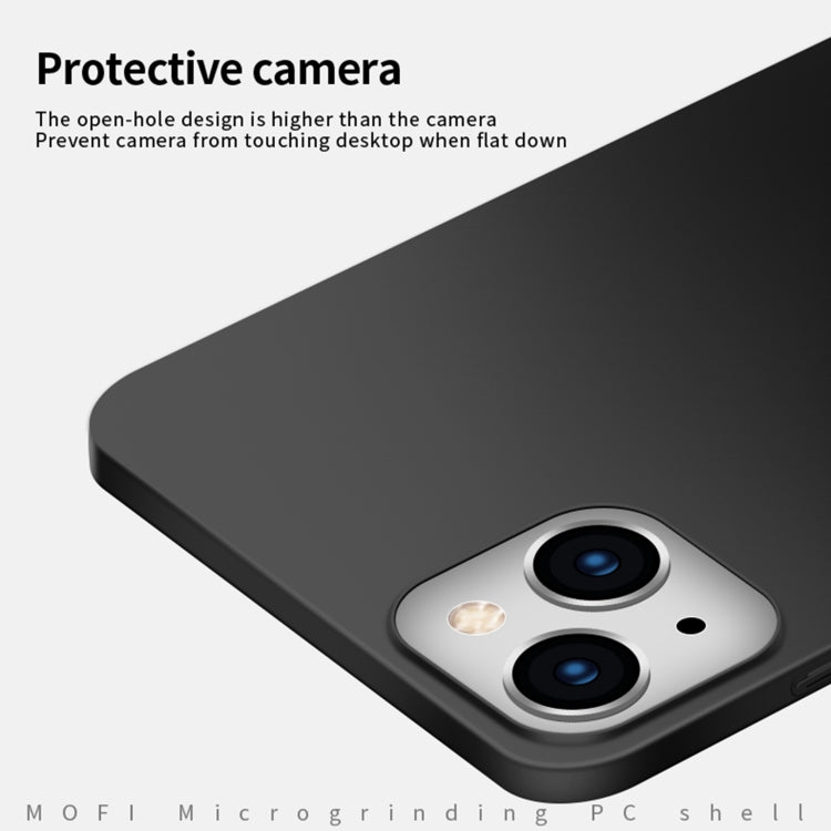 For iPhone 14 Plus MOFI Frosted PC Ultra-thin Hard Case  (Red) - iPhone 14 Plus Cases by MOFI | Online Shopping South Africa | PMC TechLife