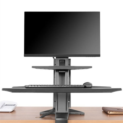 NORTH BAYOU NB L80 Dual Tray Stand Desk Table Clamp LCD Monitor Mount for 17-32 inch - TV Brackets & Mounts by PMC Jewellery | Online Shopping South Africa | PMC Jewellery | Buy Now Pay Later Mobicred