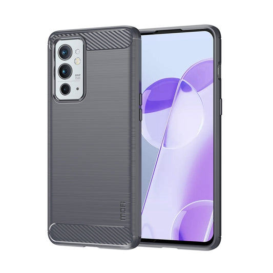 For OnePlus Nord 2T MOFI Gentleness Series Brushed Texture Carbon Fiber Soft TPU Case(Gray) - OnePlus Cases by MOFI | Online Shopping South Africa | PMC Jewellery