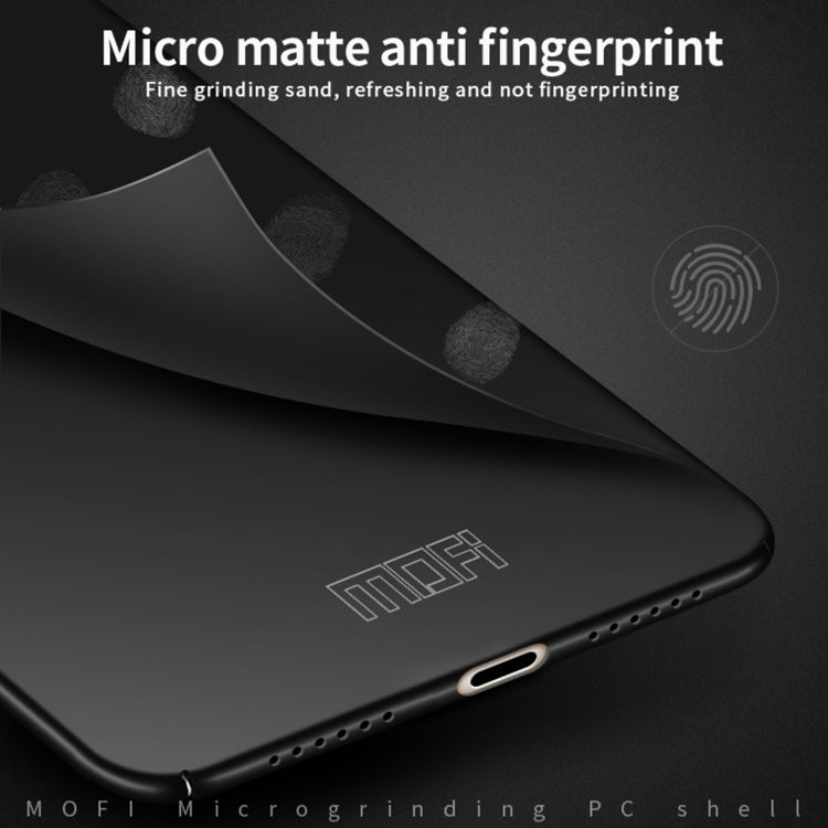 For iPhone SE 2022 / 2020 MOFI Frosted PC Ultra-thin Hard Case(Black) - free shipping - PMC TechLife - Order now!