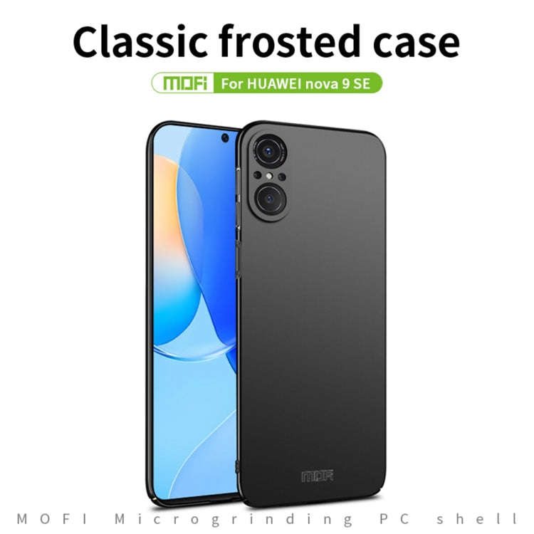 For Huawei Nova9 SE MOFI Frosted PC Ultra-thin Hard Case(Black) - Huawei Cases by MOFI | Online Shopping South Africa | PMC TechLife | Buy Now Pay Later Mobicred