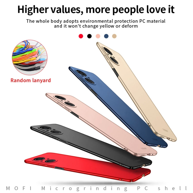 For Huawei Nova9 SE MOFI Frosted PC Ultra-thin Hard Case(Black) - Huawei Cases by MOFI | Online Shopping South Africa | PMC TechLife | Buy Now Pay Later Mobicred