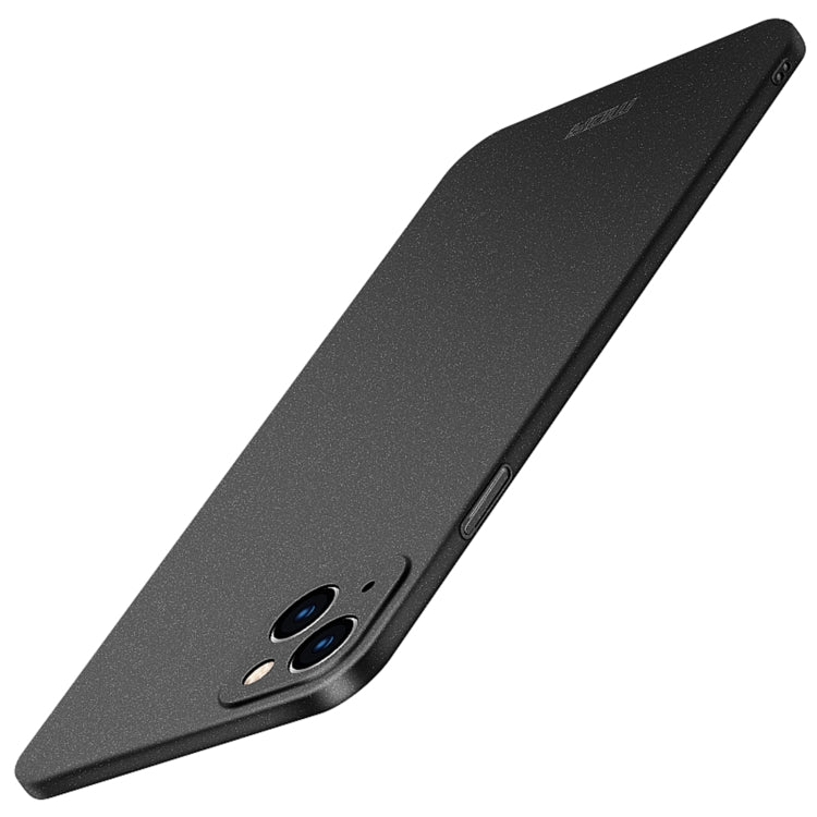 For iPhone 14 MOFI Fandun Series Frosted PC Ultra-thin Phone Case(Black) - iPhone 14 Cases by MOFI | Online Shopping South Africa | PMC Jewellery