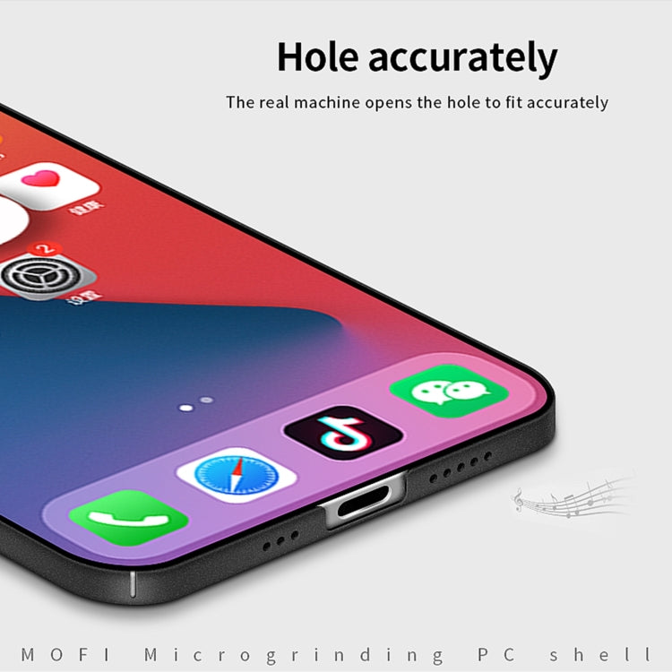 For iPhone 14 Pro MOFI Fandun Series Frosted PC Ultra-thin Phone Case(Gray) - iPhone 14 Pro Cases by MOFI | Online Shopping South Africa | PMC TechLife | Buy Now Pay Later Mobicred