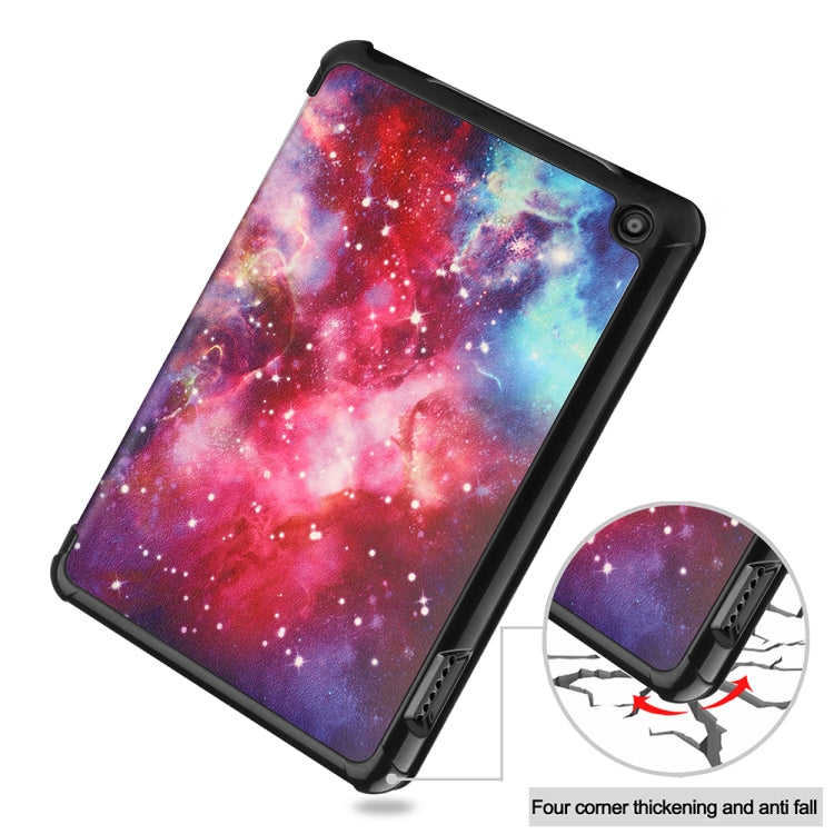 For Amazon Fire 7 12th 2022 JSM Smart Leather Tablet Case(Galaxy) - free shipping - PMc TechLife - Order now!