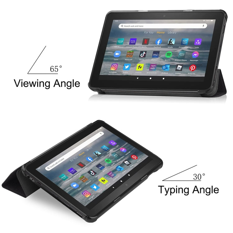 For Amazon Fire 7 12th 2022 JSM Smart Leather Tablet Case(Big Eye) - free shipping - PMc TechLife - Order now!