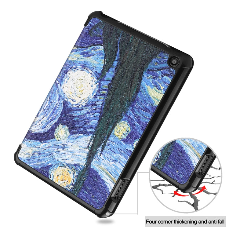 For Amazon Fire 7 12th 2022 JSM Smart Leather Tablet Case(Starry Sky) - free shipping - PMc TechLife - Order now!