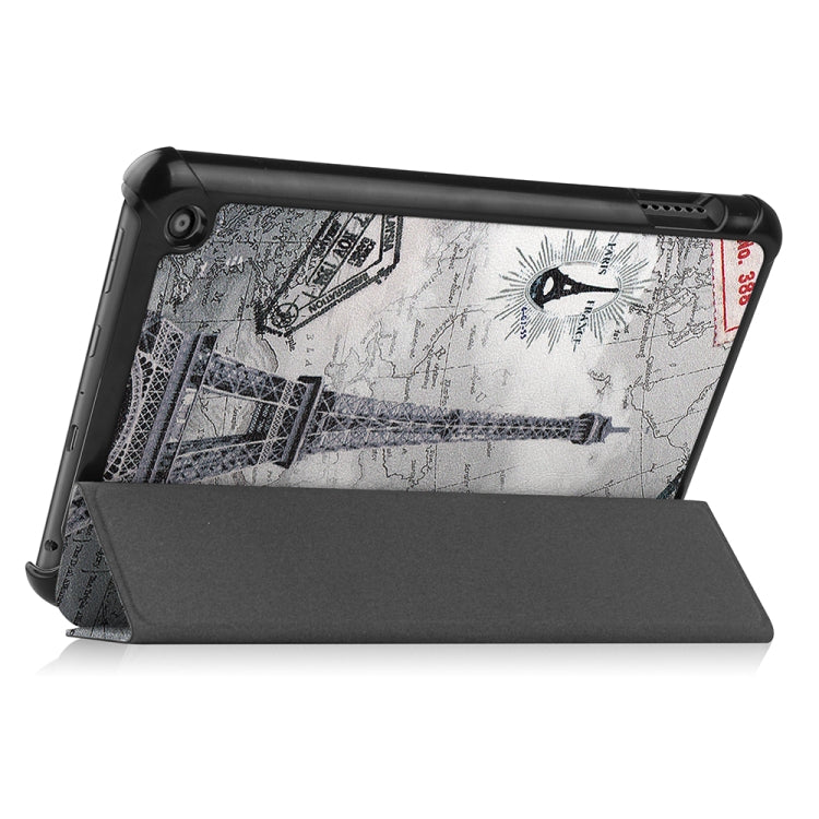 For Amazon Fire 7 12th 2022 JSM Smart Leather Tablet Case(Retro tower) - free shipping - PMc TechLife - Order now!