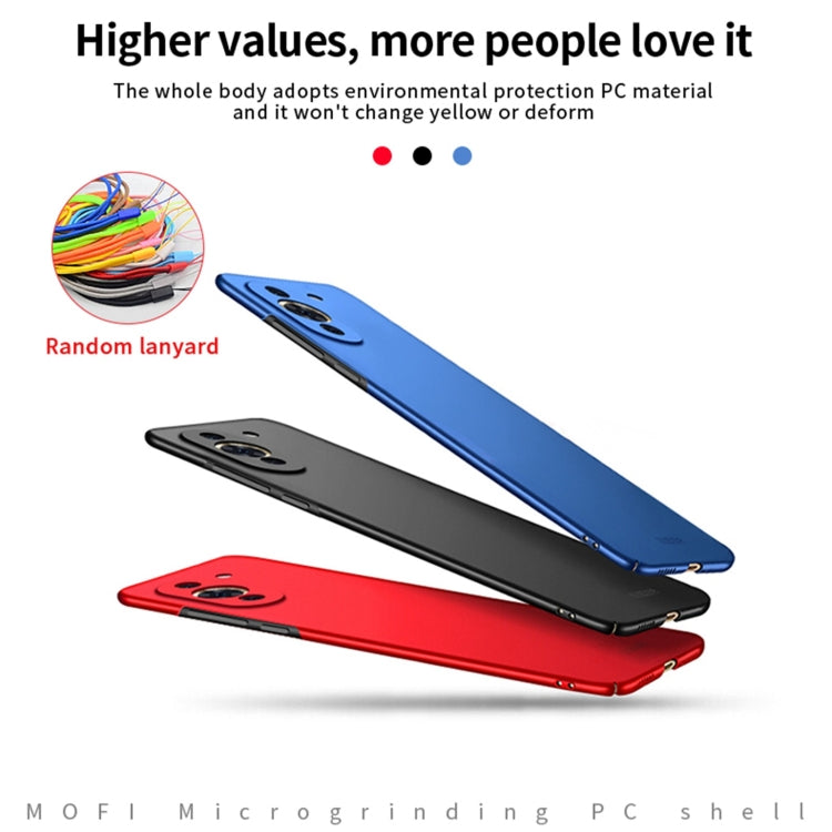 For Huawei Nova 10 Pro MOFI Frosted PC Ultra-thin Hard Case(Blue) - Huawei Cases by MOFI | Online Shopping South Africa | PMC TechLife