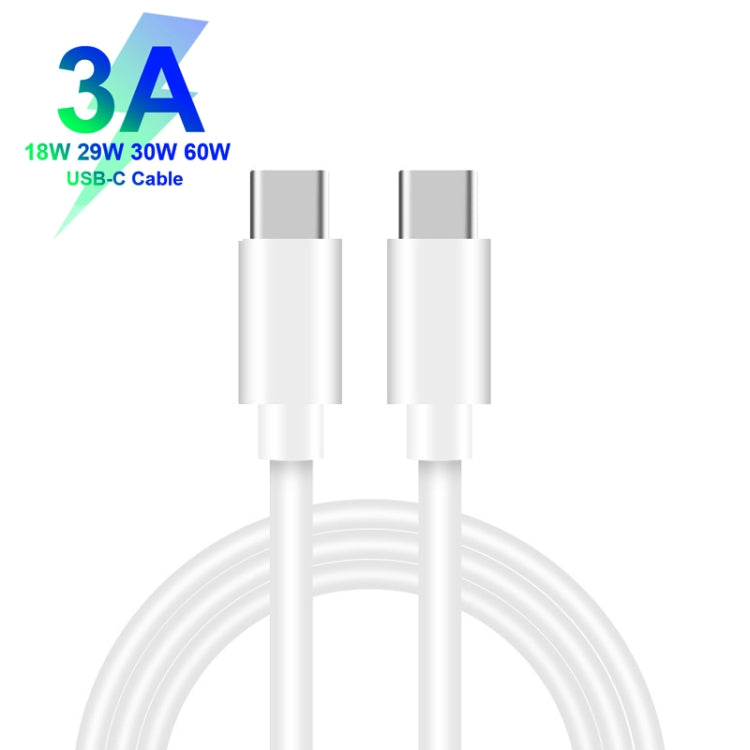 45W PD3.0 + 2 x QC3.0 USB Multi Port Charger with Type-C to Type-C Cable, EU Plug(White) - USB Charger by PMC TechLife | Online Shopping South Africa | PMC TechLife | Buy Now Pay Later Mobicred