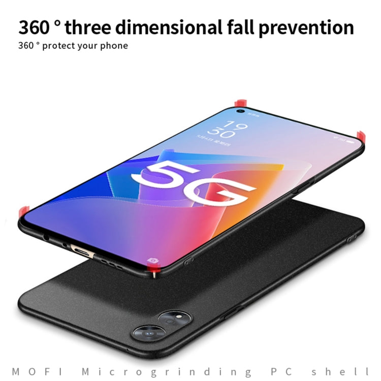 For OPPO A97 5G MOFI Frosted PC Ultra-thin Hard Phone Case(Green) - free shipping - PMC TechLife - Order now!