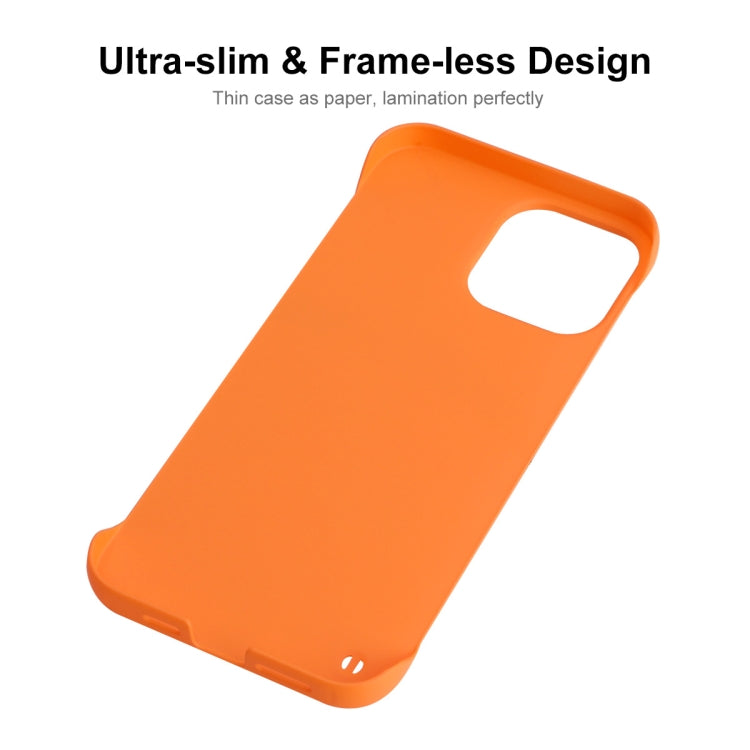 For iPhone 14 Pro Max ENKAY Matte Frameless PC Phone Case(Orange) - iPhone 14 Pro Max Cases by ENKAY | Online Shopping South Africa | PMC Jewellery | Buy Now Pay Later Mobicred