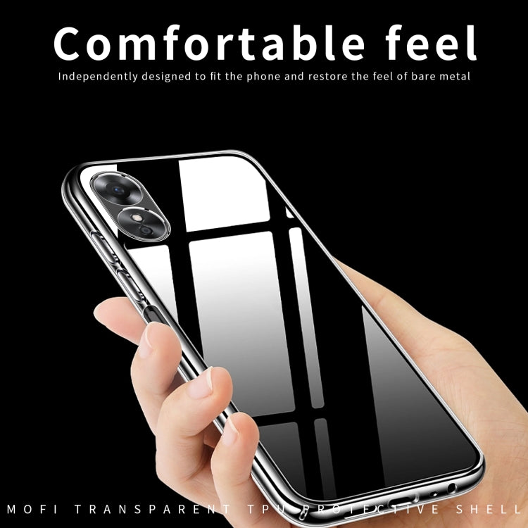 For OPPO A17 / A17K MOFI Ming Series Ultra-thin TPU Phone Case(Transparent) - OPPO Cases by MOFI | Online Shopping South Africa | PMC Jewellery