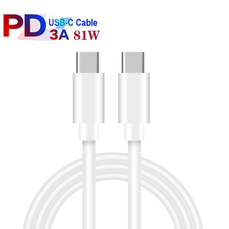 GaN 100W Dual USB + Dual USB-C/Type-C Multi Port Charger with 2m Type-C to Type-C Data Cable Set US / EU / UK Plug - Cable & Adapter by PMC Jewellery | Online Shopping South Africa | PMC Jewellery | Buy Now Pay Later Mobicred
