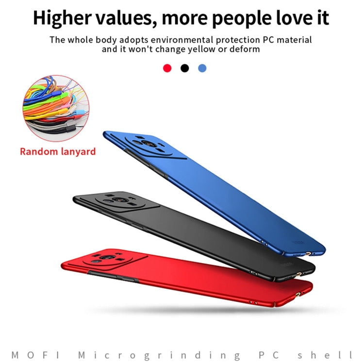 For Xiaomi 12s Ultra MOFI Micro Frosted PC Ultra-thin Hard Case(Black) - free shipping - PMC TechLife - Order now!