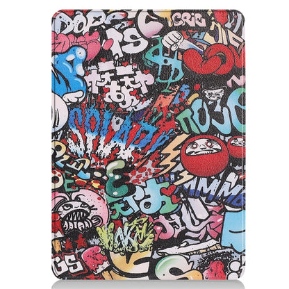 For Microsoft Surface Pro 9 JUNSUNMAY Custer Painted Stand Leather Tablet Case(Graffiti) - Microsoft by JUNSUNMAY | Online Shopping South Africa | PMC Jewellery | Buy Now Pay Later Mobicred