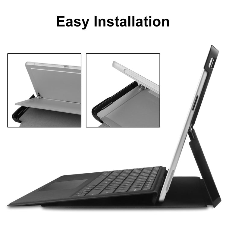 For Microsoft Surface Pro 9 / 10 / 11 JUNSUNMAY Custer Painted Stand Leather Tablet Case(Big Eye) - free shipping - PMC TechLife - Order now!