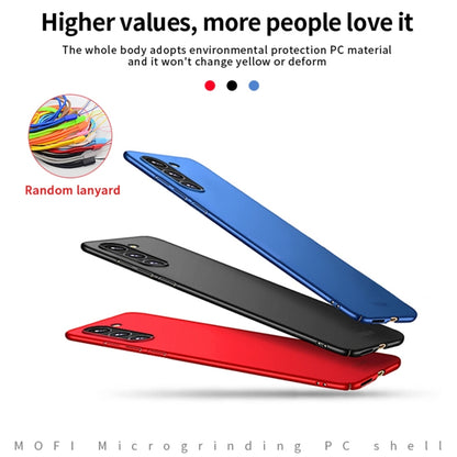 For Samsung Galaxy S23 5G MOFI Micro Frosted PC Ultra-thin Hard Case(Red) - Galaxy S23 5G Cases by MOFI | Online Shopping South Africa | PMC Jewellery