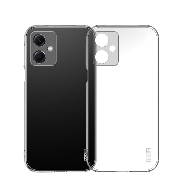 For Xiaomi Redmi Note 12 MOFI Ming Series Ultra-thin TPU Phone Case(Transparent) - Note 12 Cases by MOFI | Online Shopping South Africa | PMC Jewellery