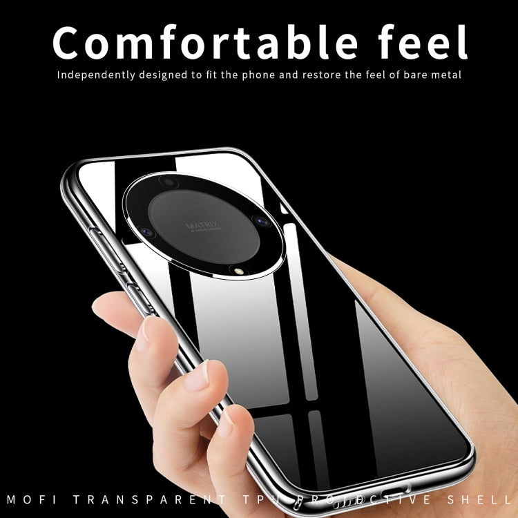 For Honor X9A MOFI Ming Series Ultra-thin TPU Phone Case(Transparent) - Honor Cases by MOFI | Online Shopping South Africa | PMC Jewellery