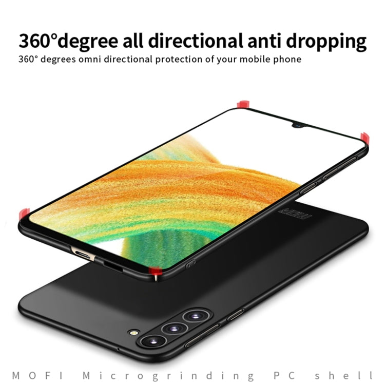 For Samsung Galaxy A54 5G MOFI Frosted PC Ultra-thin Hard Phone Case(Black) - Galaxy Phone Cases by MOFI | Online Shopping South Africa | PMC Jewellery