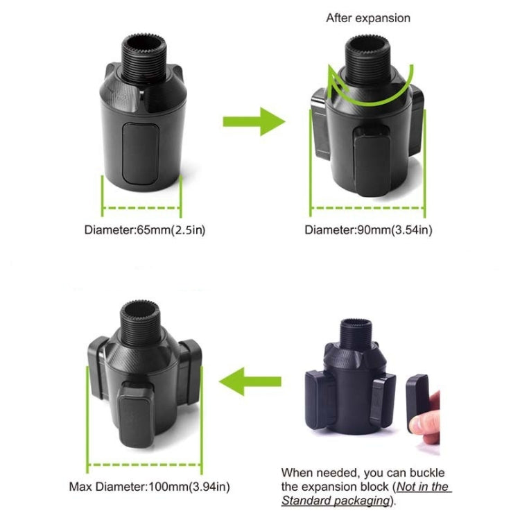 A01 Universal Adjustable Car Tray Portable Cup Holder Meal Tray Expanded Car Cup Holder - Car Drink Holders by PMC TechLife | Online Shopping South Africa | PMC TechLife | Buy Now Pay Later Mobicred