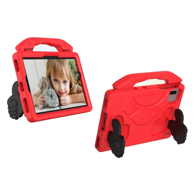 For  Lenovo Tab M11 /Xiaoxin Pad 11 2024 Thumb Bracket EVA Shockproof Tablet Case(RoseRed) - Lenovo by PMC Jewellery | Online Shopping South Africa | PMC Jewellery | Buy Now Pay Later Mobicred