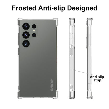 For Samsung Galaxy S24 Ultra 5G ENKAY Clear TPU Shockproof Anti-slip Phone Case - Galaxy S24 Ultra 5G Cases by ENKAY | Online Shopping South Africa | PMC Jewellery | Buy Now Pay Later Mobicred