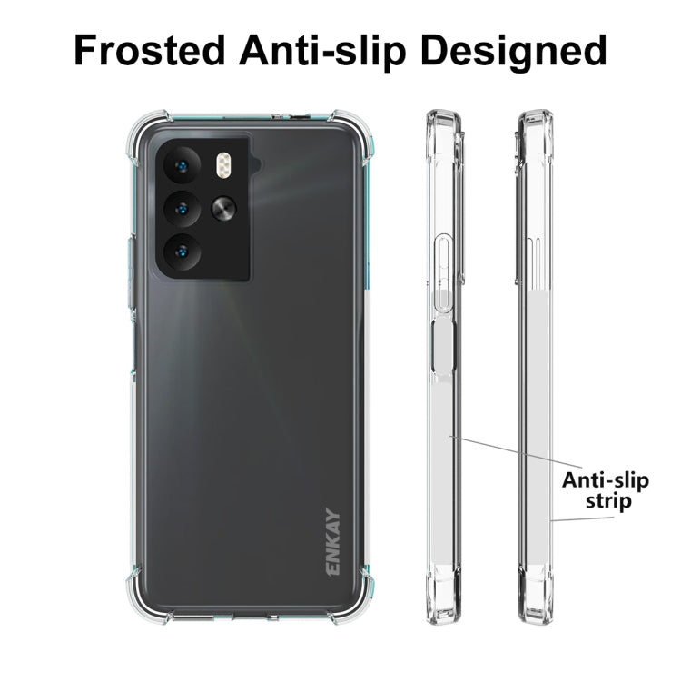 For HTC U23 ENKAY Hat-Prince Transparent TPU Shockproof Phone Case - More Brand by ENKAY | Online Shopping South Africa | PMC Jewellery | Buy Now Pay Later Mobicred