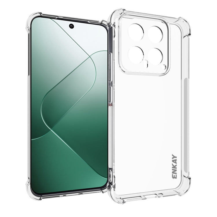 For Xiaomi 14 ENKAY Hat-Prince Transparent TPU Shockproof Phone Case - free shipping - PMC Jewellery - Order now!